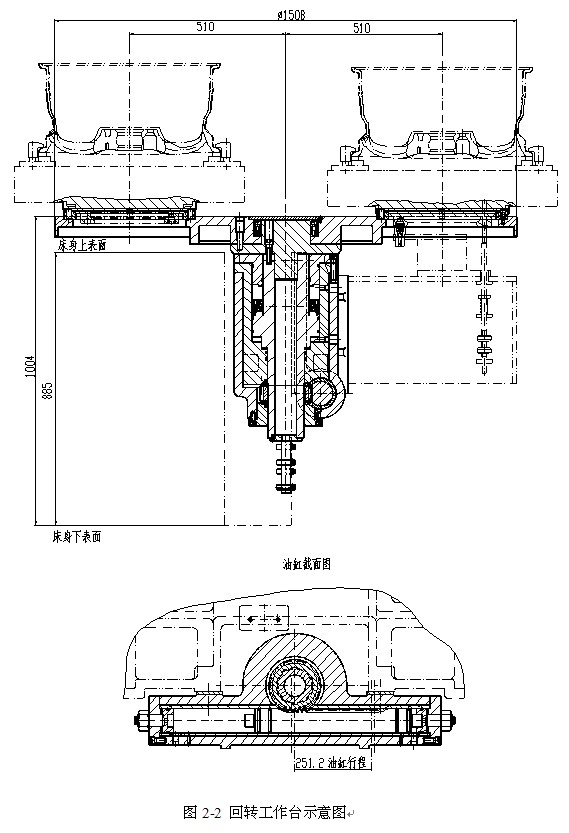 回转工作台示意图