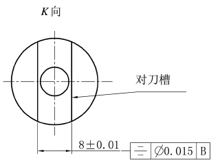 一种在普通花键磨床磨削加工长内矩形键槽的方法